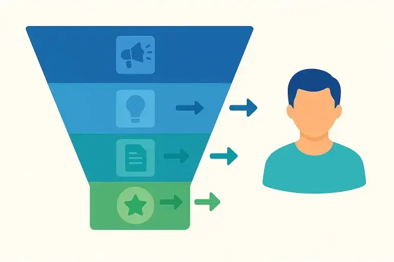 انواع محتوا در استراتژی بازاریابی - نقشه محتوا (Content Mapping) - قیف بازاریابی محتوا