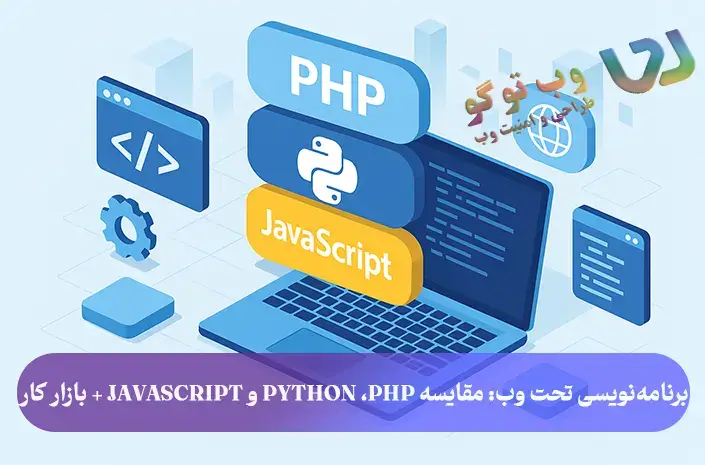 مقایسه زبان‌های برنامه‌نویسی تحت وب PHP Python JavaScript - راهنمای جامع